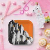 面白いハロウィーン誕生日 ペーパープレート (パーティー)