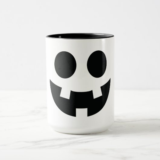 面白いハロウィーン顔バンキンスマイル マグカップ (中央)