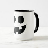 面白いハロウィーン顔バンキンスマイル マグカップ (正面右)