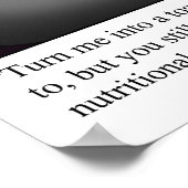 面白いハロウィーン魔女とF.D.A.インスペクタポスター ポスター (角)