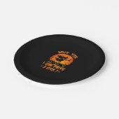 面白いハロウィーン魔女なぜYes実際に私はドライブできる ペーパープレート (アングル)