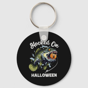 面白いハロウィーン魚釣りボーイズメンズゾンビBフィッシュプ キーホルダー