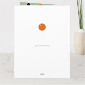 面白いハロウィーン10月誕生日カード カード (裏面)