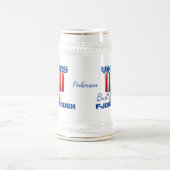 面白いバイキング船 "フィヨルドタフ" ビールジョッキ (中央)