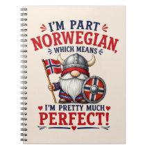 面白いバイキング/ノルウェー人のノーム "I'm Part Norwegian"