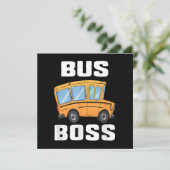 面白いバスの上司スクールバスの運転手 招待状 (スタンド正面)