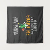 面白いバスケットボール タペストリー (正面(横))