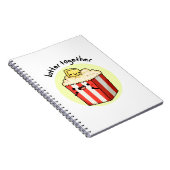 面白いバターのポップコーンパン ノートブック (右側)