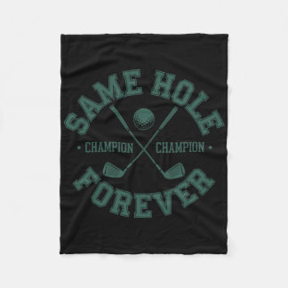 面白いバチェラーパーティー 新郎シャツ 同じ穴に一生 フリースブランケット