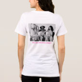 面白いバチェロレッテパーティーの写真 ユーモア トライブレンドＴシャツ (裏面)