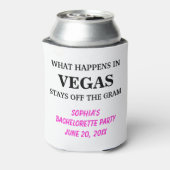 面白いバチェロレッテパーティー オリジナルを作成 缶クーラー (缶裏面)