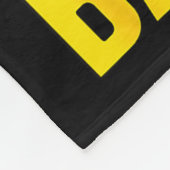 面白いバナナの漫画デザインです フリースブランケット (角)