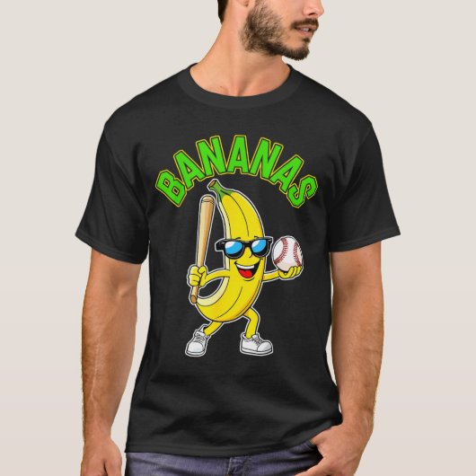 面白いバナナ Tシャツ (正面)