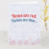 面白いバレンタインの名言 カード (黄色い花)