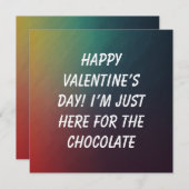 面白いバレンタインデーのカード シーズンカード (正面/裏面)