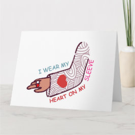 面白いバレンタインデーのラブ・パ・コア美学 カード