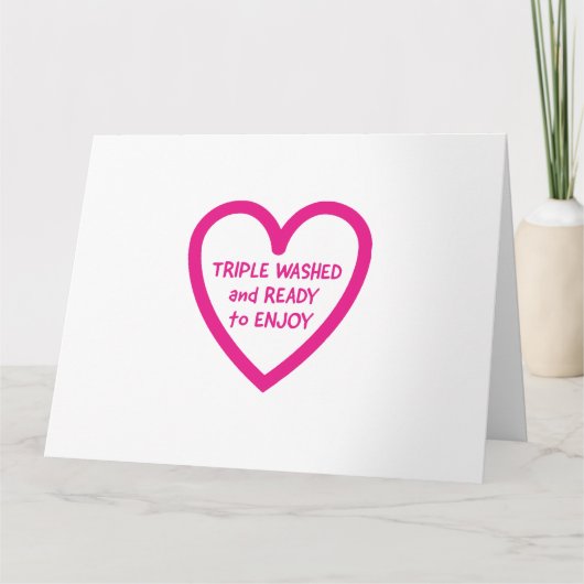 面白いバレンタインデー、いたずらなバレンタインデーの贈り物 カード (正面)