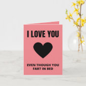 面白いバレンタインデー カード (黄色い花)