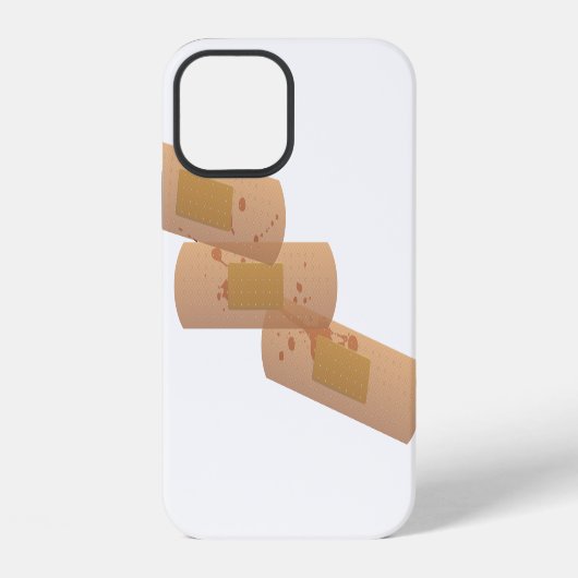 面白いバンドエイド iPhoneケース (裏面)