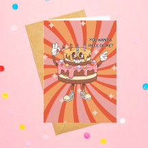 面白いバースデーケーキ、レトロ、おもしろ、オーダー