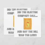 面白いパパの名言 招待状 (正面/裏面)