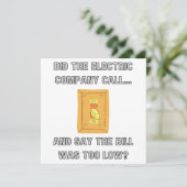 面白いパパの名言 招待状 (スタンド正面)