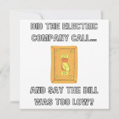 面白いパパの名言 招待状 (裏面)