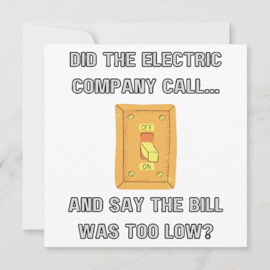 面白いパパの名言 招待状 (正面)