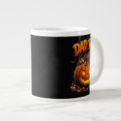 面白いパパ税ハロウィンパンプキン ジャンボコーヒーマグカップ (正面右)