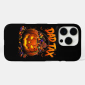 面白いパパ税ハロウィンパンプキン Case-Mate iPhoneケース (裏面 (横))