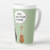 面白いパパ カフェラテマグ (右アングル)