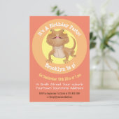 面白いヒゲトカゲの漫画 招待状 (スタンド正面)