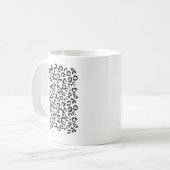 面白いヒョウ動物 コーヒーマグカップ (正面左)