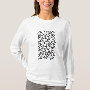 面白いヒョウ動物 Tシャツ