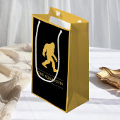 面白いビッグフットがサスカッチ探しに消えた スモールペーパーバッグ