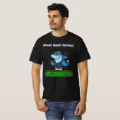面白いビリヤードのプールホール反逆者 Tシャツ (正面フル)
