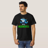 面白いビリヤードプールホール反逆者メンズ Tシャツ (正面フル)
