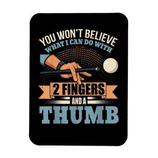 面白いビリヤード マグネット (縦)