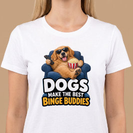 面白いビーイング仲間は犬 Tシャツ