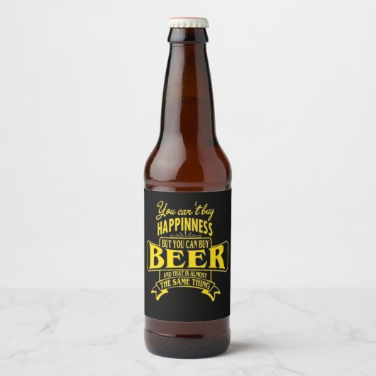 面白いビールの名言 ビールラベル (正面)