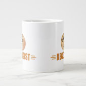 面白いビール樽 ジャンボコーヒーマグカップ (正面)