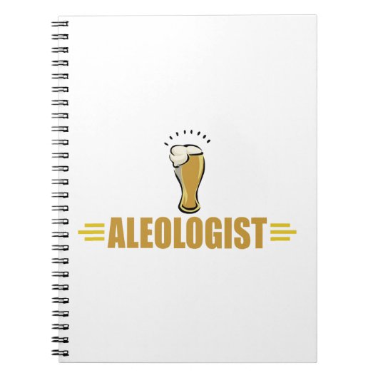 面白いビール ノートブック (正面)
