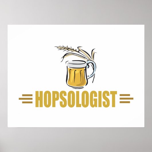 面白いビール ポスター (正面)
