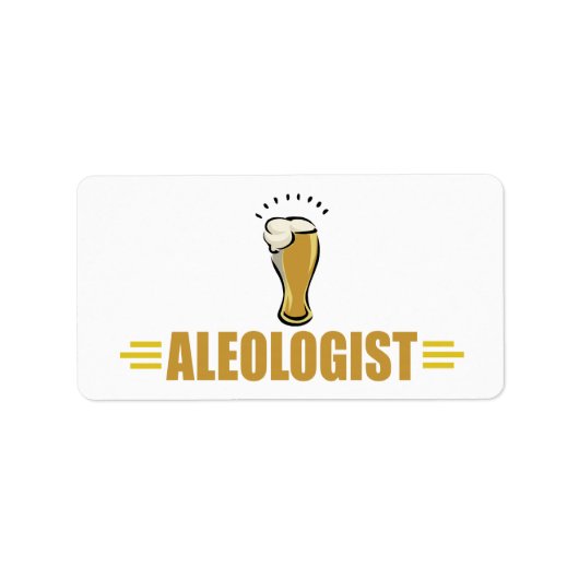 面白いビール ラベル (正面)