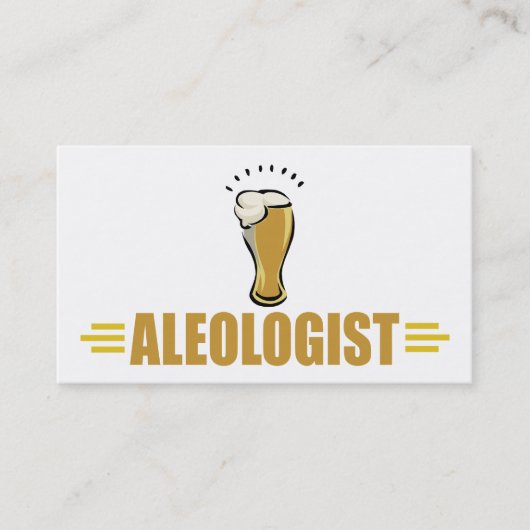 面白いビール 名刺 (正面)