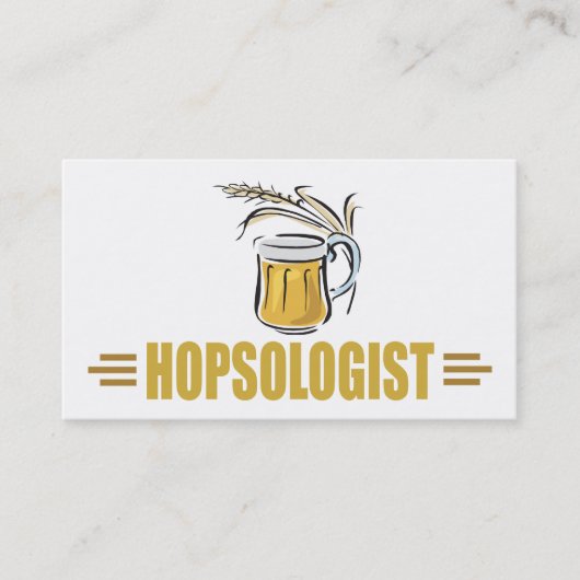 面白いビール 名刺 (正面)