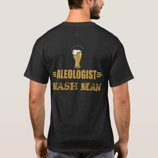 面白いビール Tシャツ (裏面)