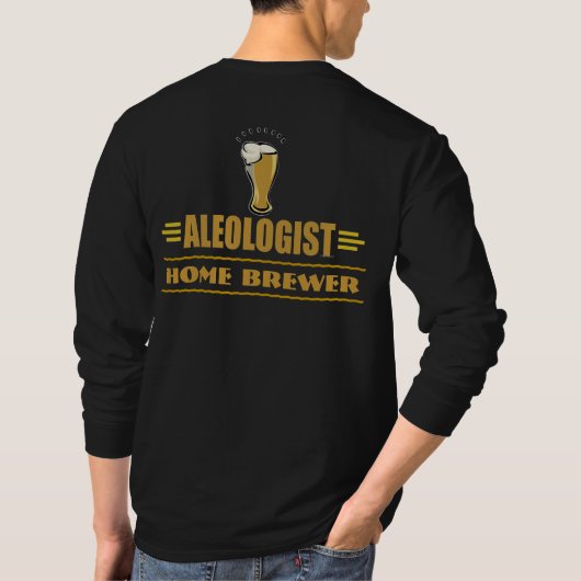 面白いビール Tシャツ (裏面)