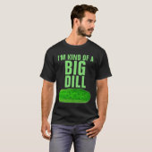 面白いピクルスTシャツ 私は結構大きな存在 Tシャツ (正面フル)