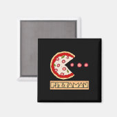 面白いピザのダジャレ マグネット (正面/裏面)